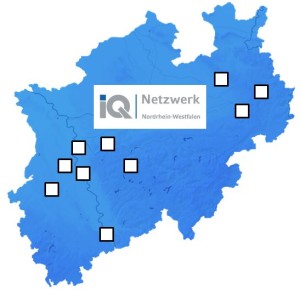 Karte Netzwerk IQ NRW